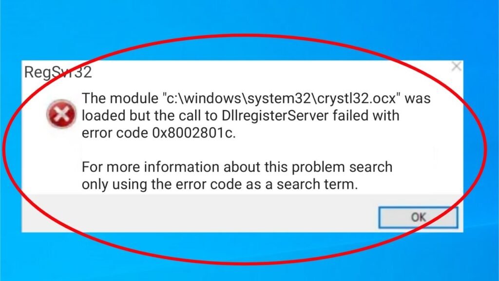 How to Fix “DLL Register Server Failed” (Error Code 0x8002801c / 0x80020009) on Windows 10 & 11