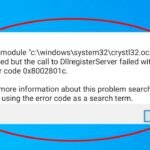 How to Fix “DLL Register Server Failed” (Error Code 0x8002801c / 0x80020009) on Windows 10 & 11